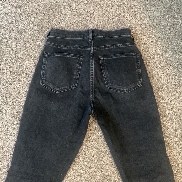 Everlane high rise black jeans size 28 ankle jeans - Picture 6 of 9